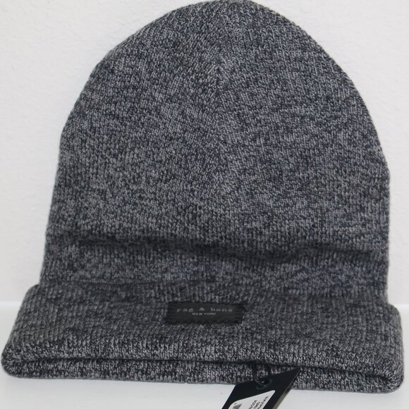 NEW Rag and Bone New York Gray Knit Beanie Hat Unisex - Picture 5 of 6